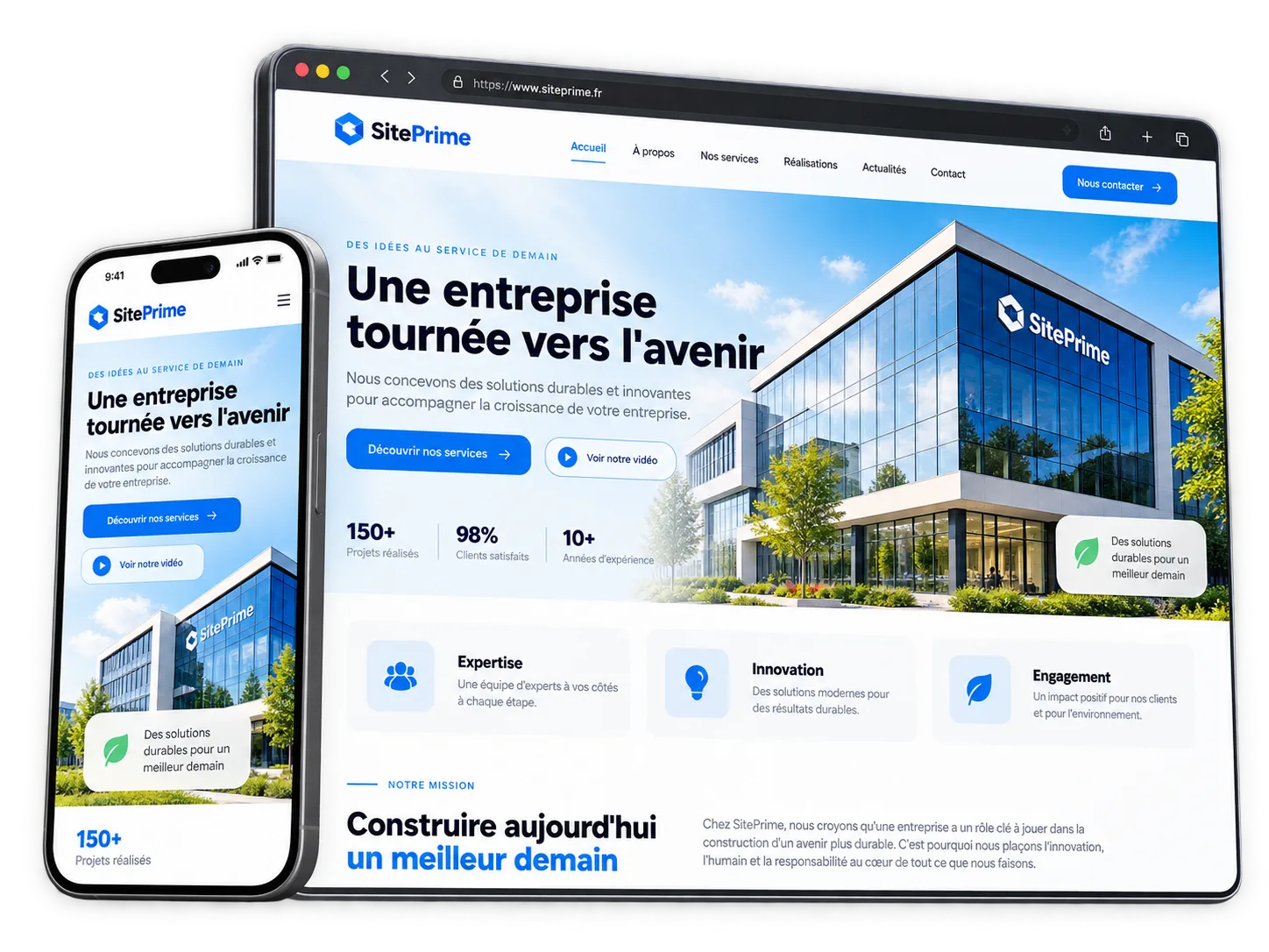 Aperçu de Site Plus